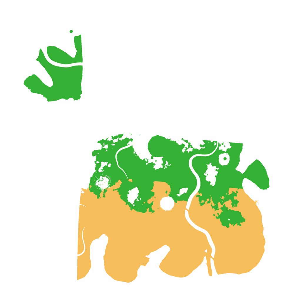 Biome Rust Map: Procedural Map, Size: 3800, Seed: 81078140