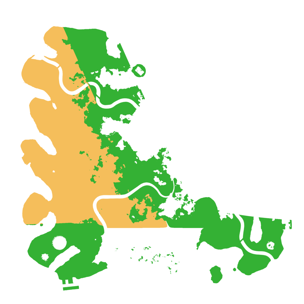 Biome Rust Map: Procedural Map, Size: 3850, Seed: 53216607