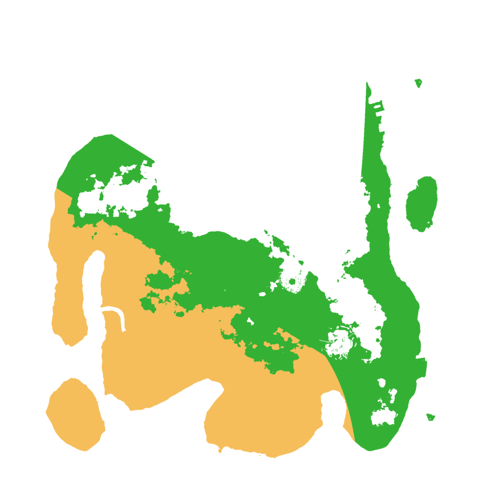 Biome Rust Map: Procedural Map, Size: 3000, Seed: 19286