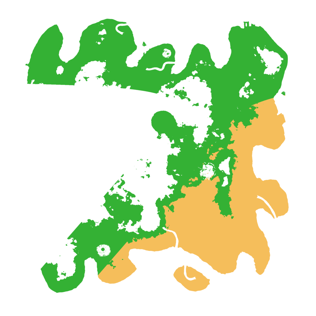 Biome Rust Map: Procedural Map, Size: 3700, Seed: 62643365