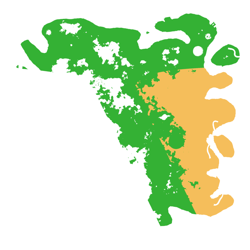 Biome Rust Map: Procedural Map, Size: 4400, Seed: 29767399