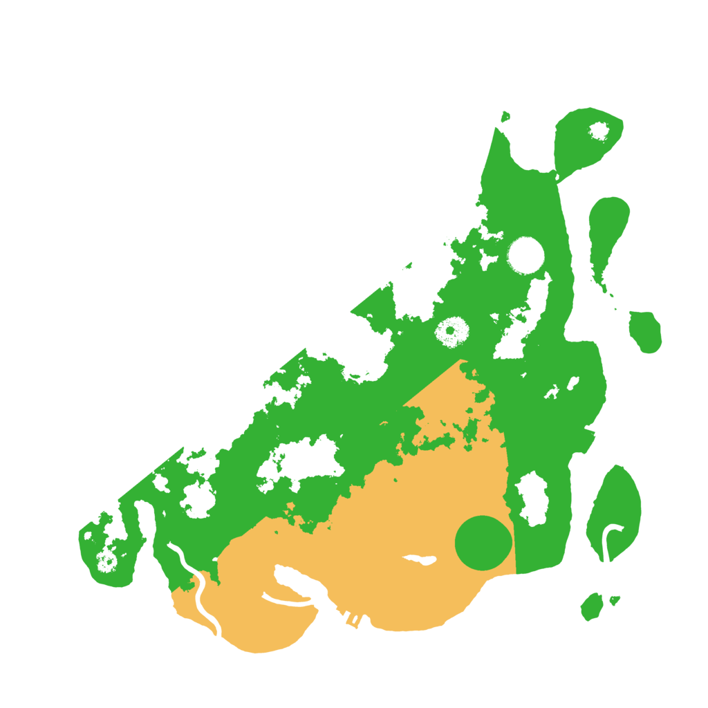 Biome Rust Map: Procedural Map, Size: 3400, Seed: 86412970