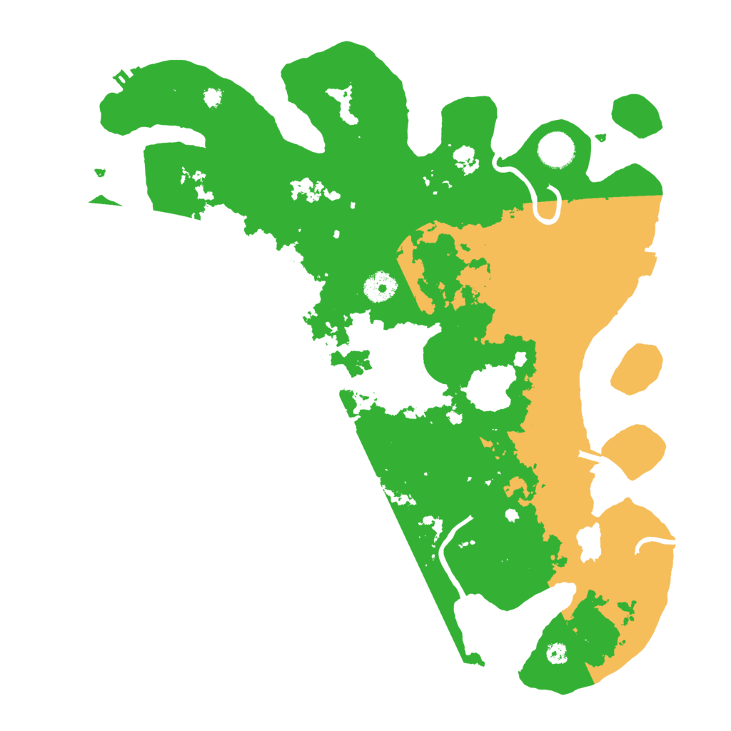 Biome Rust Map: Procedural Map, Size: 3550, Seed: 21022222