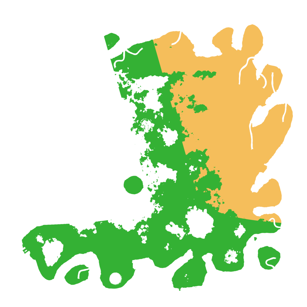 Biome Rust Map: Procedural Map, Size: 4500, Seed: 889770265