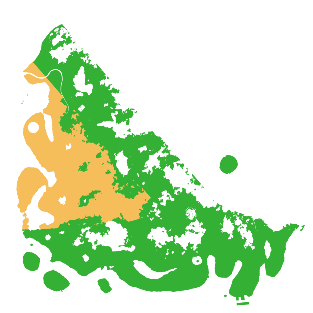 Biome Rust Map: Procedural Map, Size: 5000, Seed: 396286392