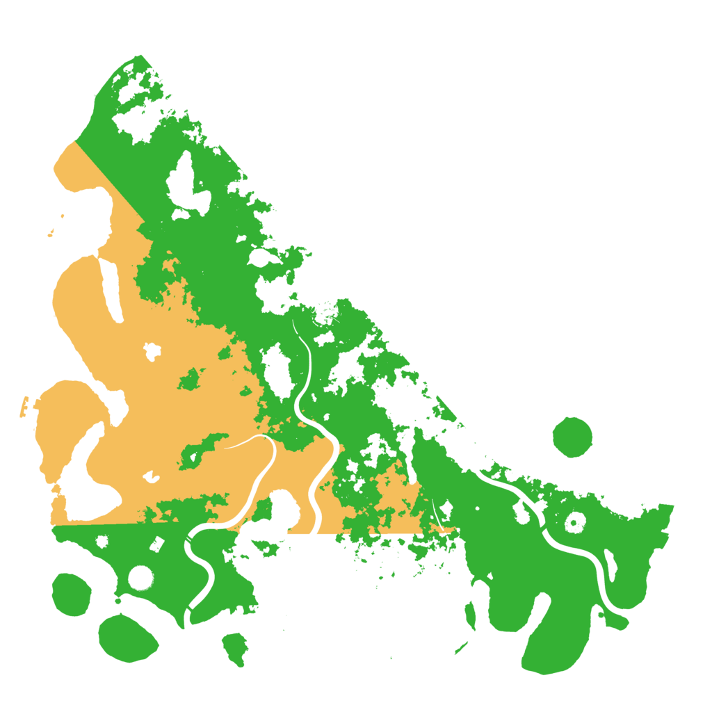 Biome Rust Map: Procedural Map, Size: 5000, Seed: 396286392