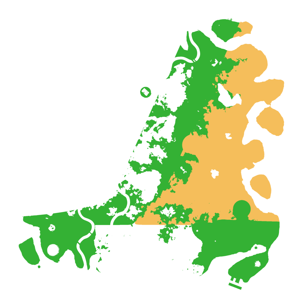 Biome Rust Map: Procedural Map, Size: 4500, Seed: 1669904021
