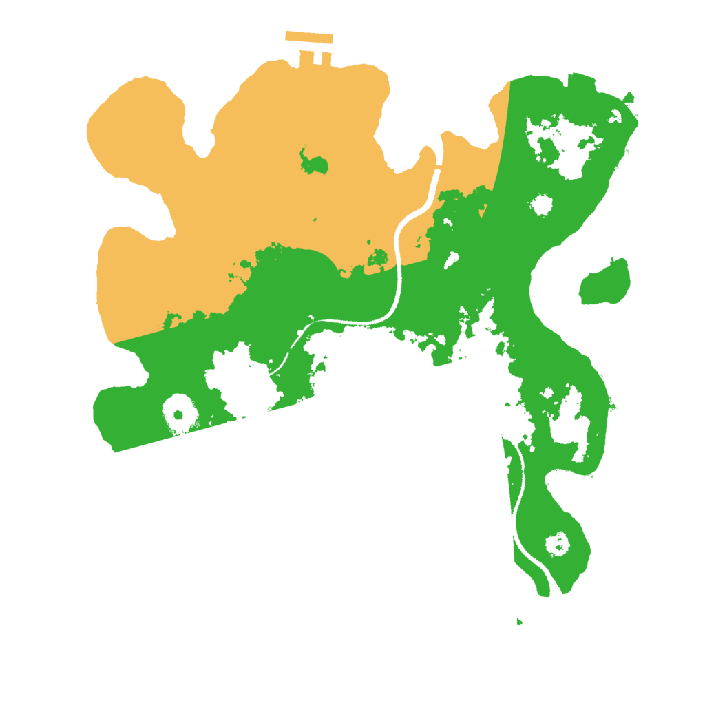 Biome Rust Map: Procedural Map, Size: 3000, Seed: 1353722721