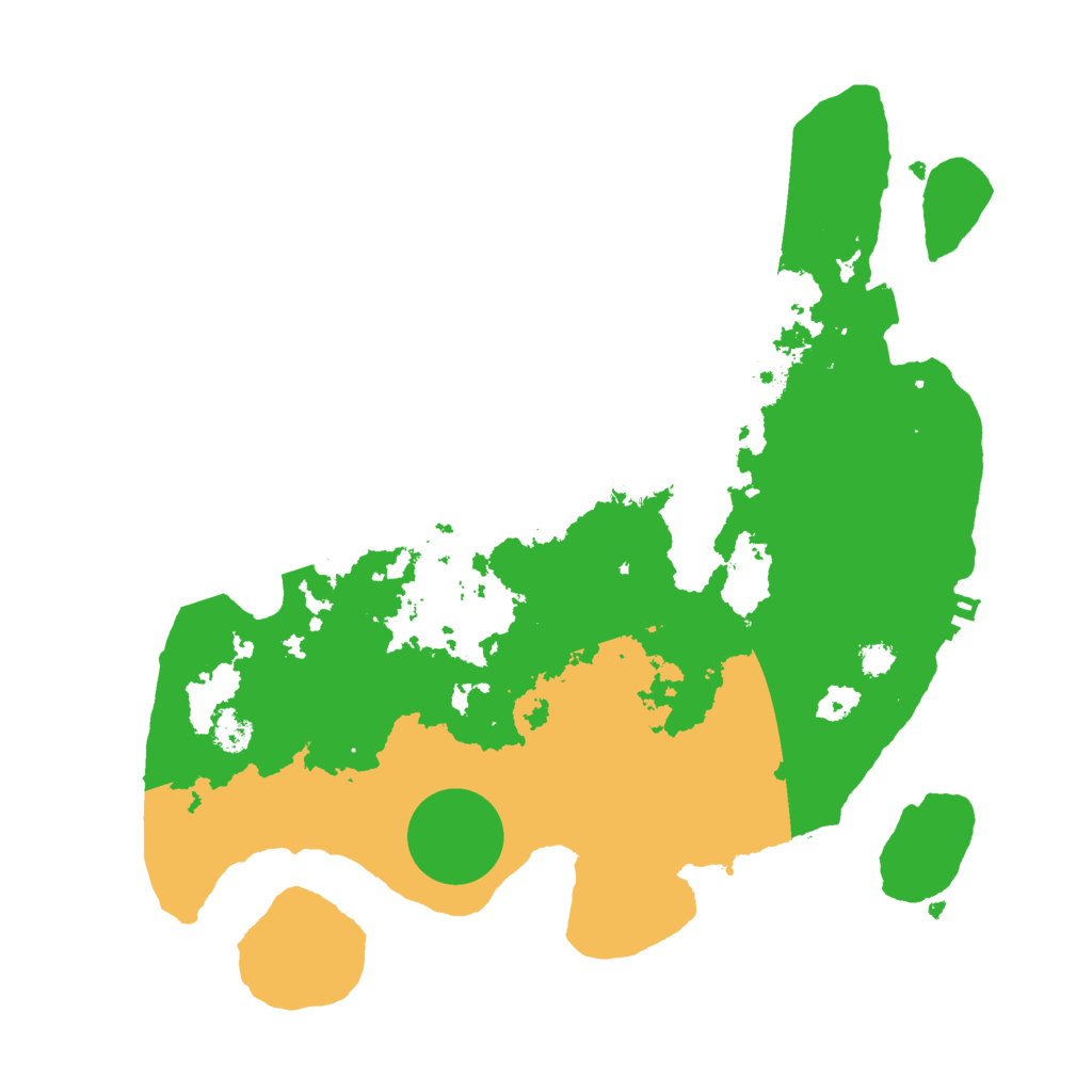 Biome Rust Map: Procedural Map, Size: 3000, Seed: 1699309963