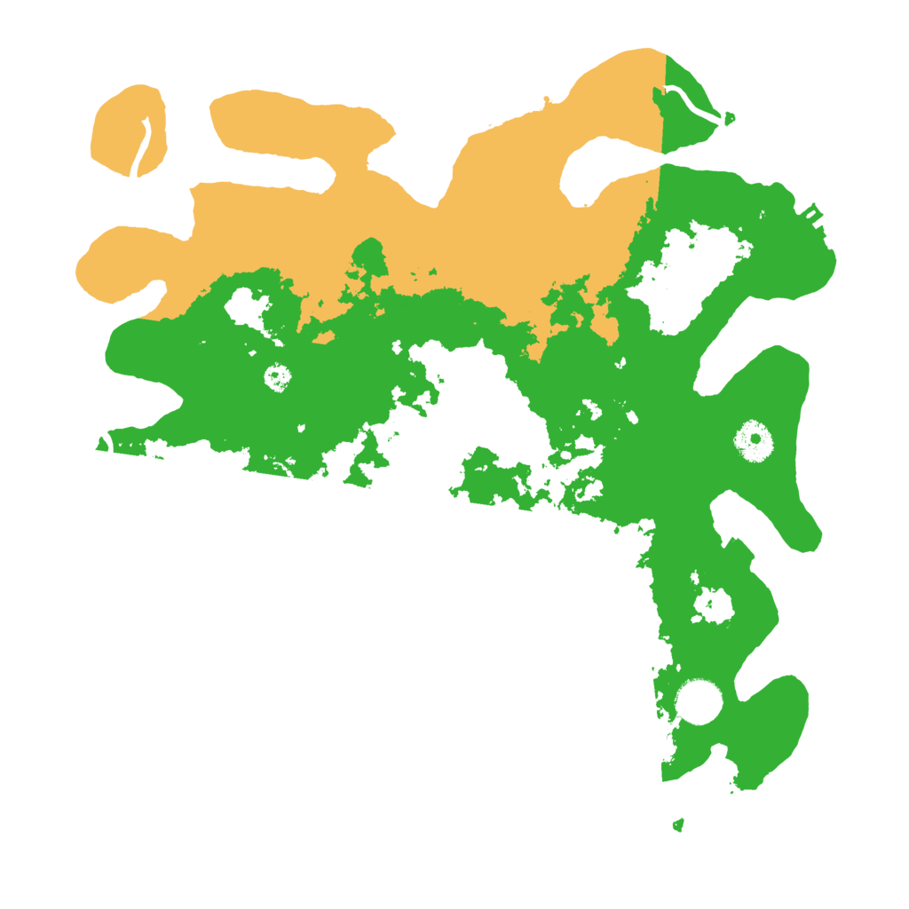 Biome Rust Map: Procedural Map, Size: 3500, Seed: 735296603