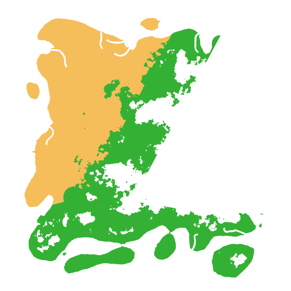 Biome Rust Map: Procedural Map, Size: 4100, Seed: 71108110