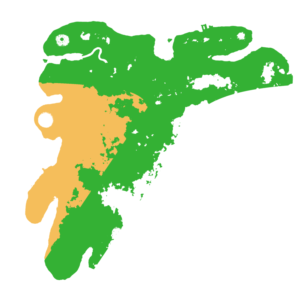 Biome Rust Map: Procedural Map, Size: 3600, Seed: 22696948