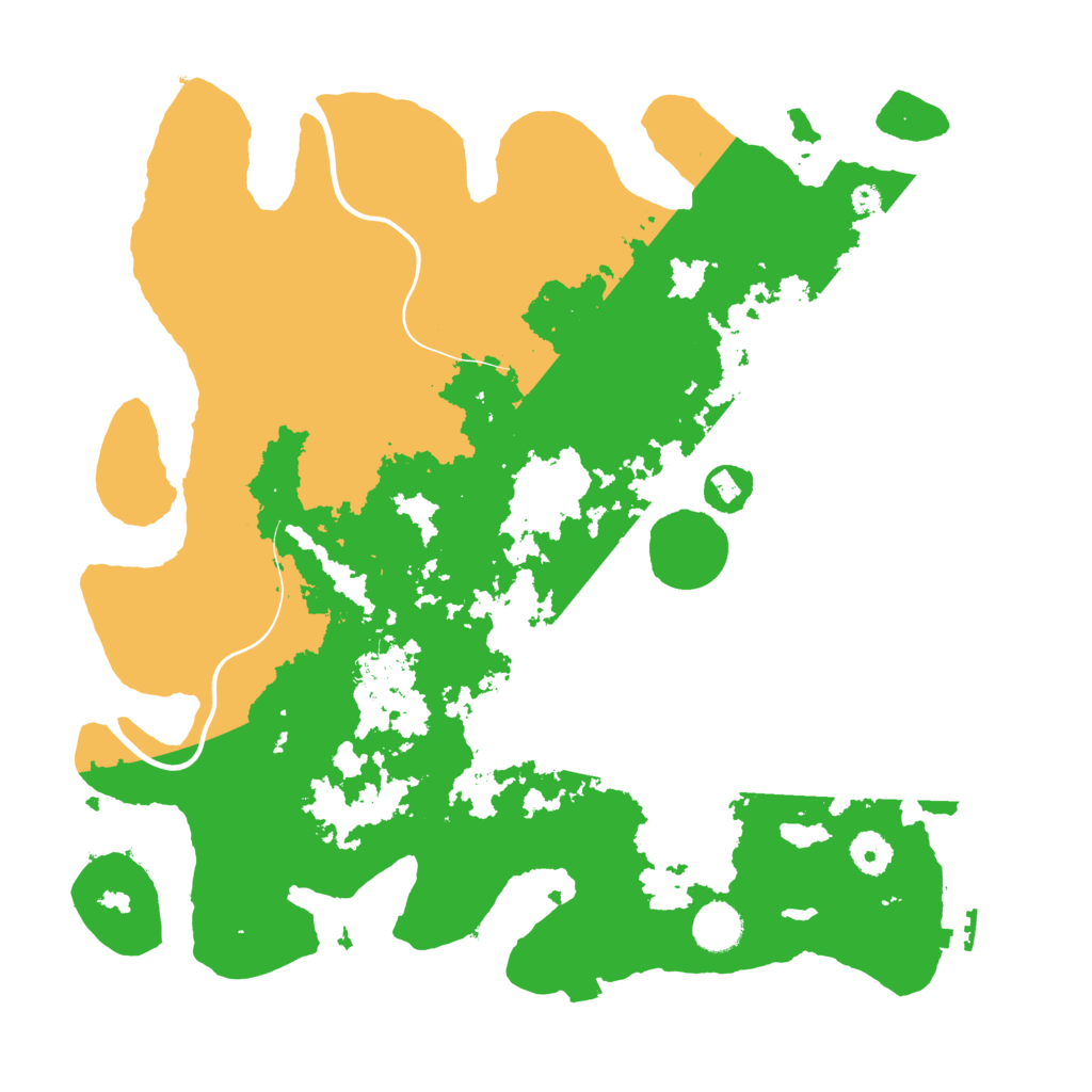 Biome Rust Map: Procedural Map, Size: 3900, Seed: 457381