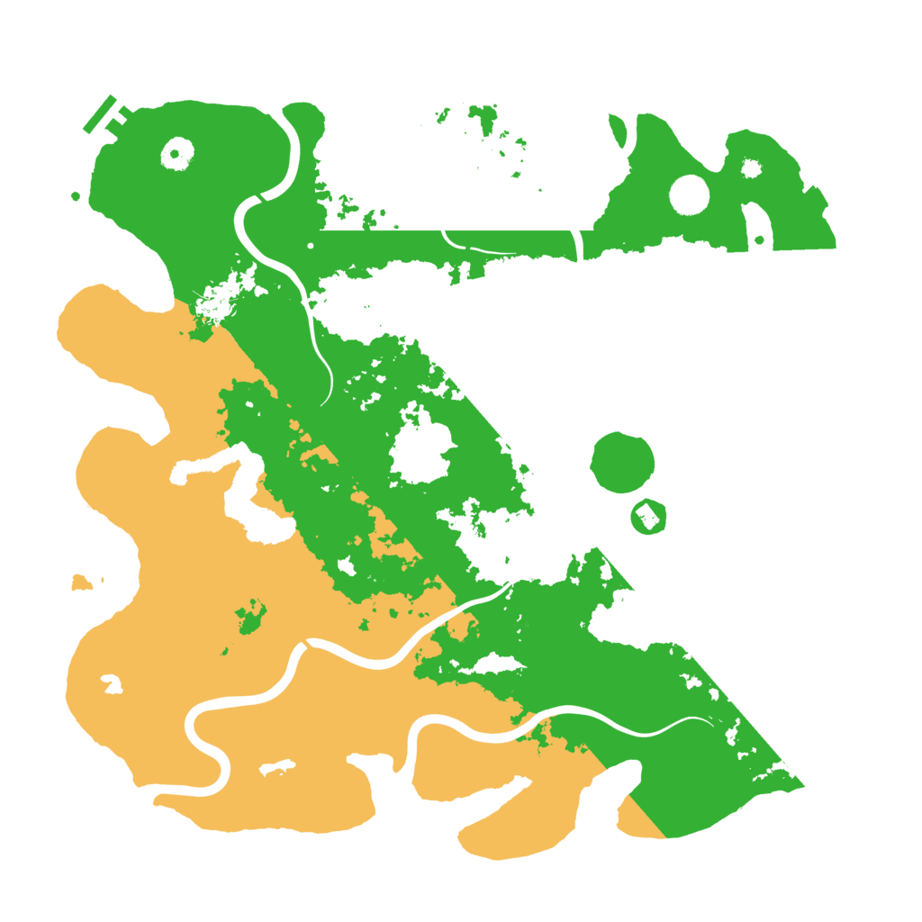 Biome Rust Map: Procedural Map, Size: 4200, Seed: 12312312