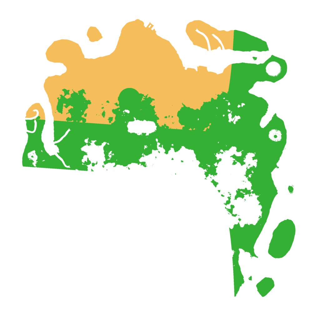 Biome Rust Map: Procedural Map, Size: 3850, Seed: 13039517