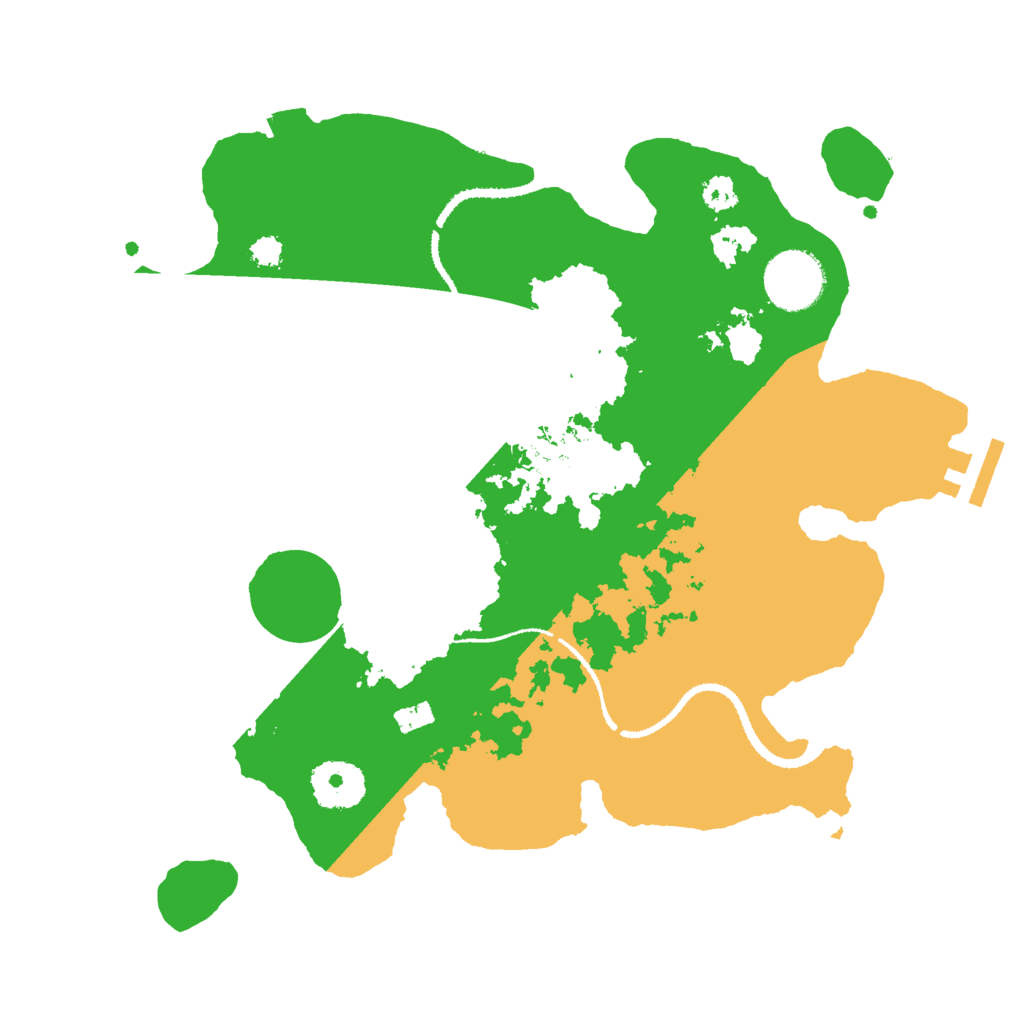 Biome Rust Map: Procedural Map, Size: 3000, Seed: 55115884