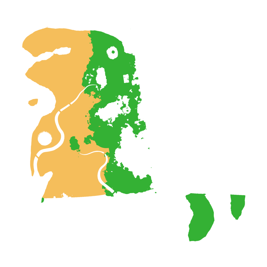 Biome Rust Map: Procedural Map, Size: 3400, Seed: 27251896