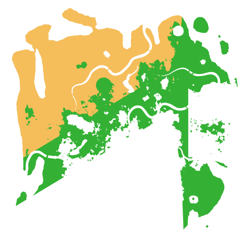 Biome Rust Map: Procedural Map, Size: 4300, Seed: 52112945