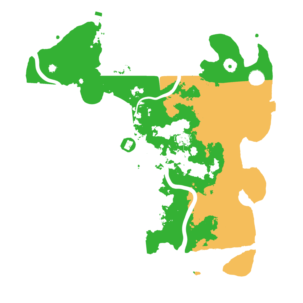 Biome Rust Map: Procedural Map, Size: 3450, Seed: 72926129