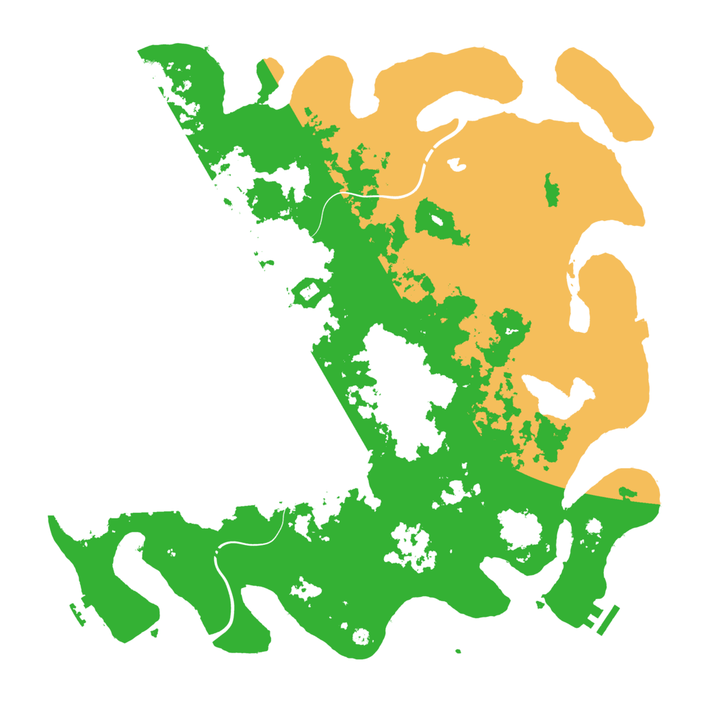 Biome Rust Map: Procedural Map, Size: 4250, Seed: 28898713