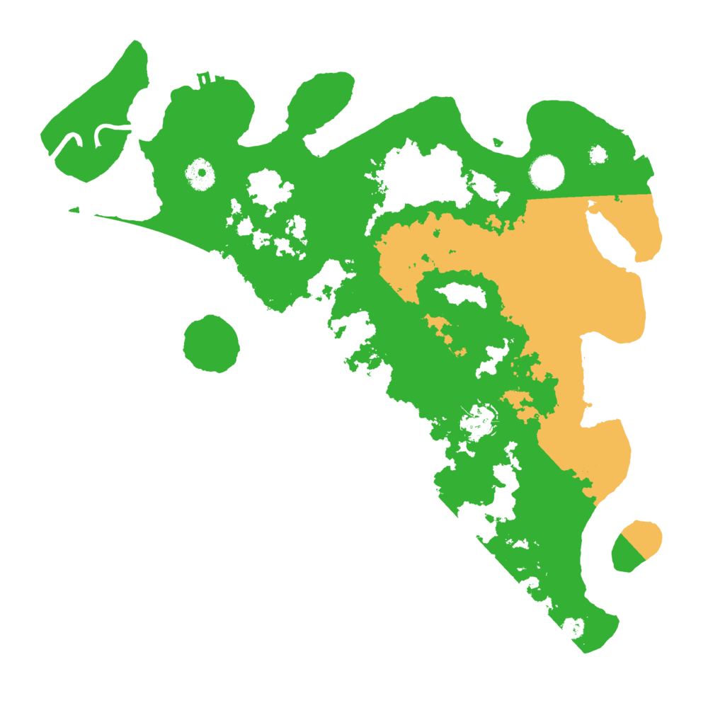 Biome Rust Map: Procedural Map, Size: 3650, Seed: 18367502