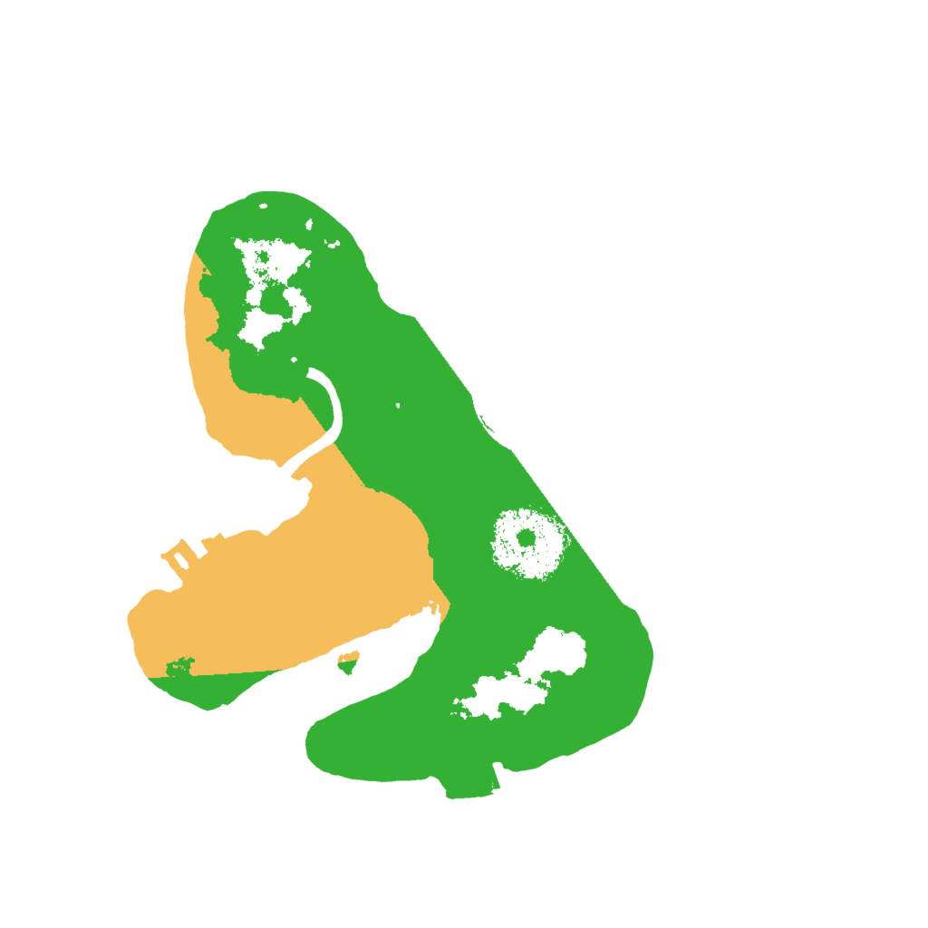 Biome Rust Map: Procedural Map, Size: 2000, Seed: 69666