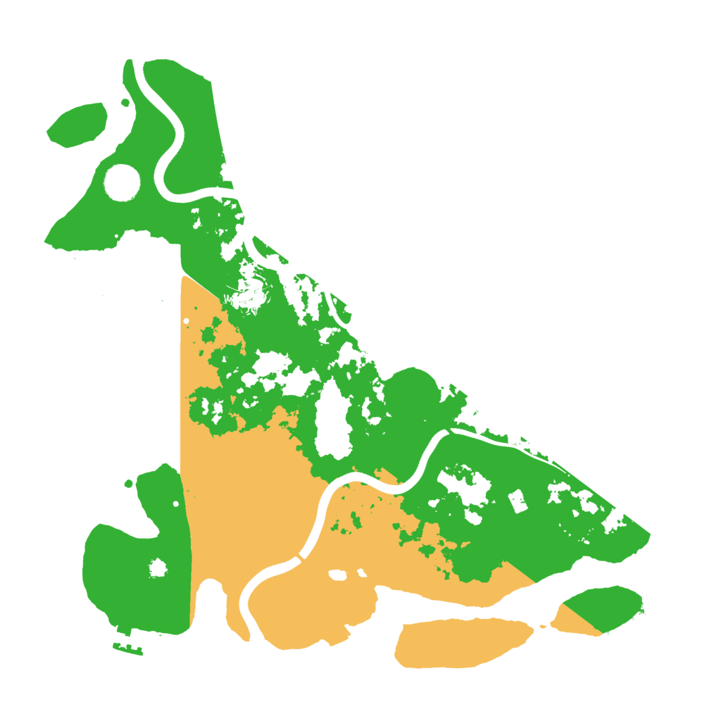 Biome Rust Map: Procedural Map, Size: 3550, Seed: 53698193