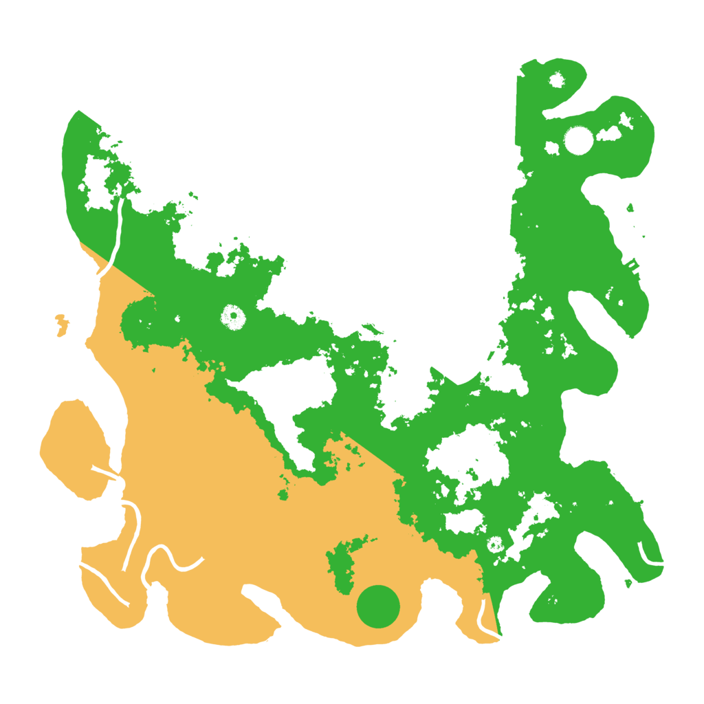 Biome Rust Map: Procedural Map, Size: 4300, Seed: 94900705