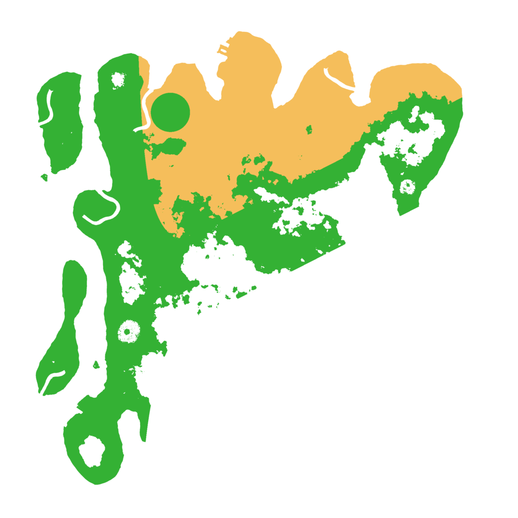 Biome Rust Map: Procedural Map, Size: 3500, Seed: 150180672