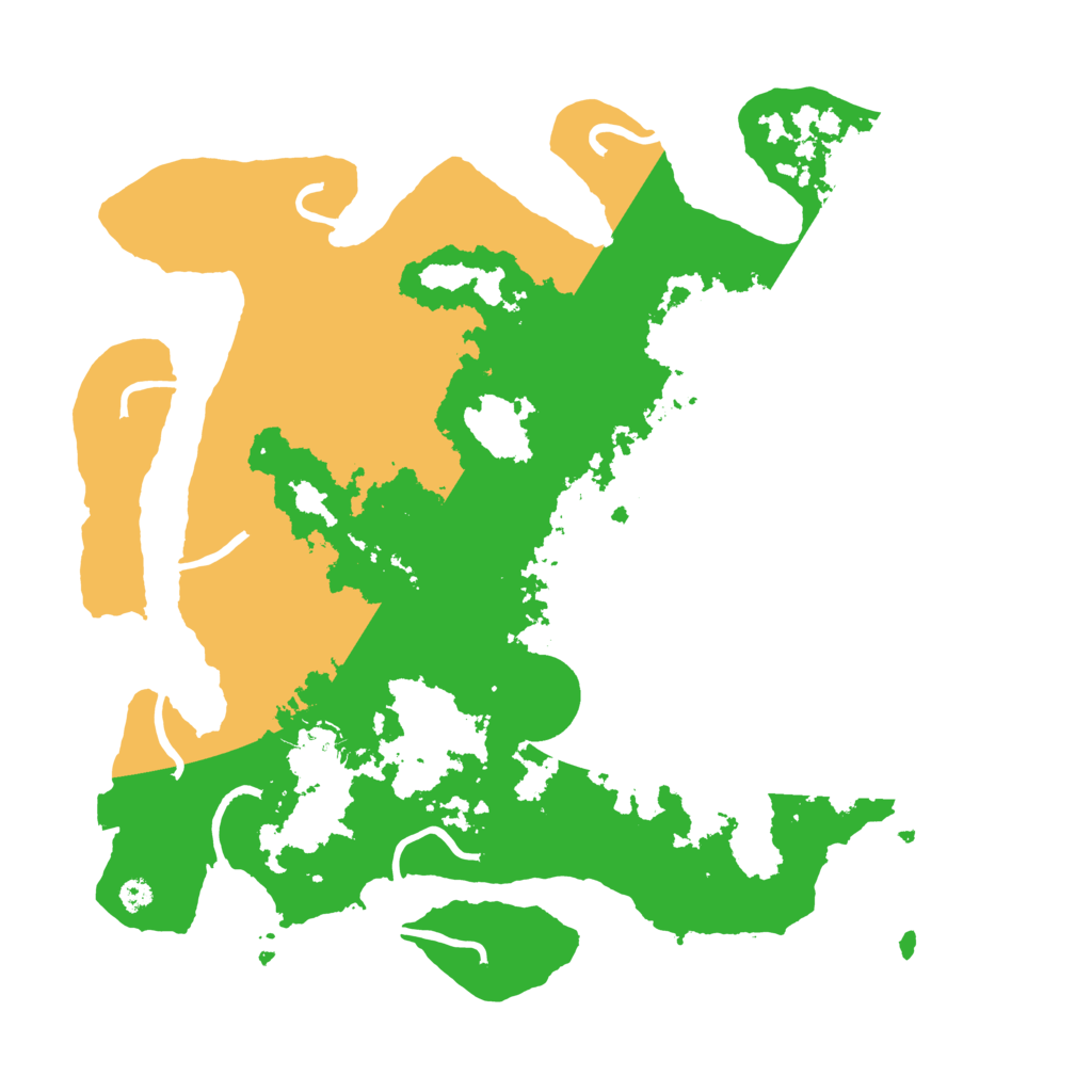 Biome Rust Map: Procedural Map, Size: 3500, Seed: 1787298551