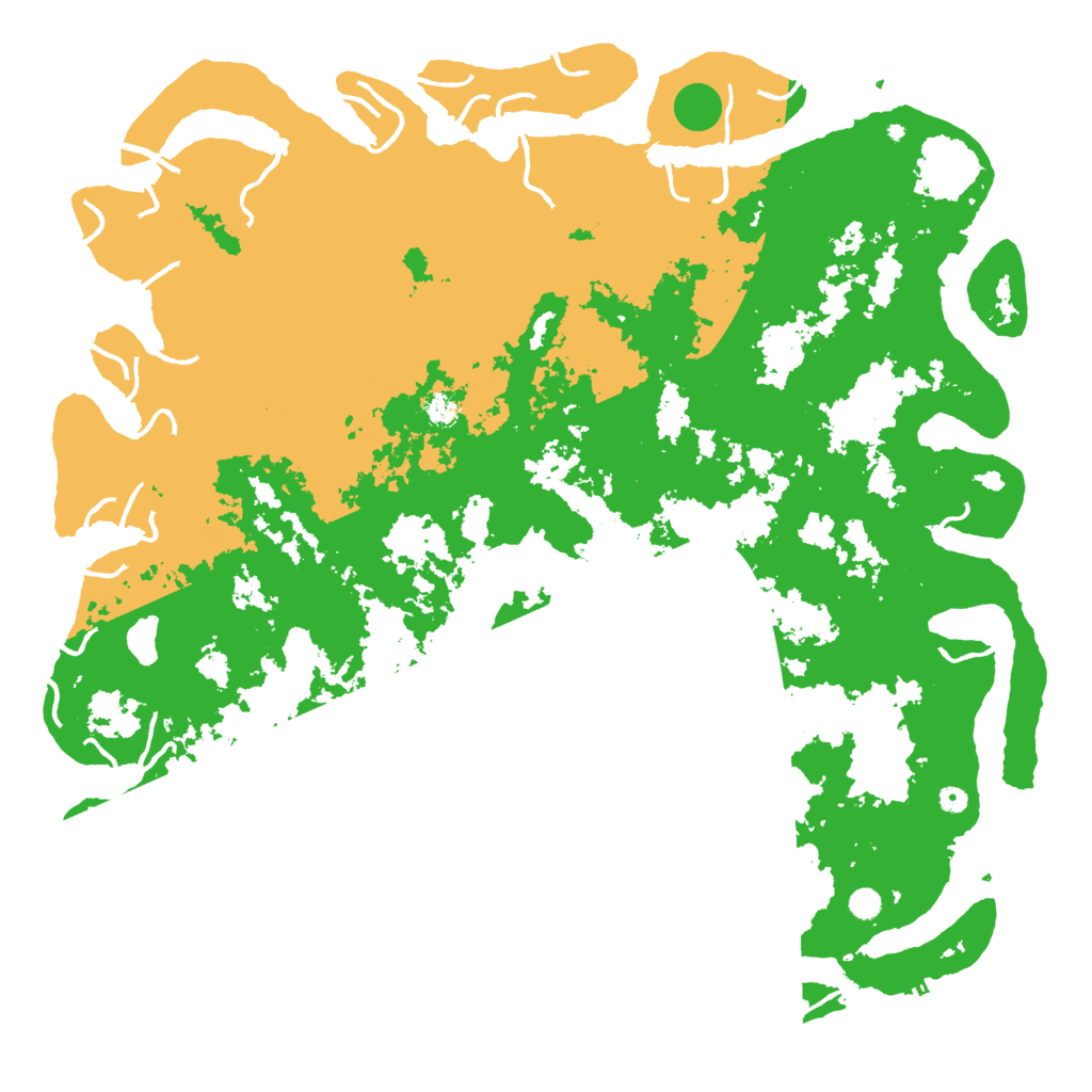 Biome Rust Map: Procedural Map, Size: 6000, Seed: 1219748622