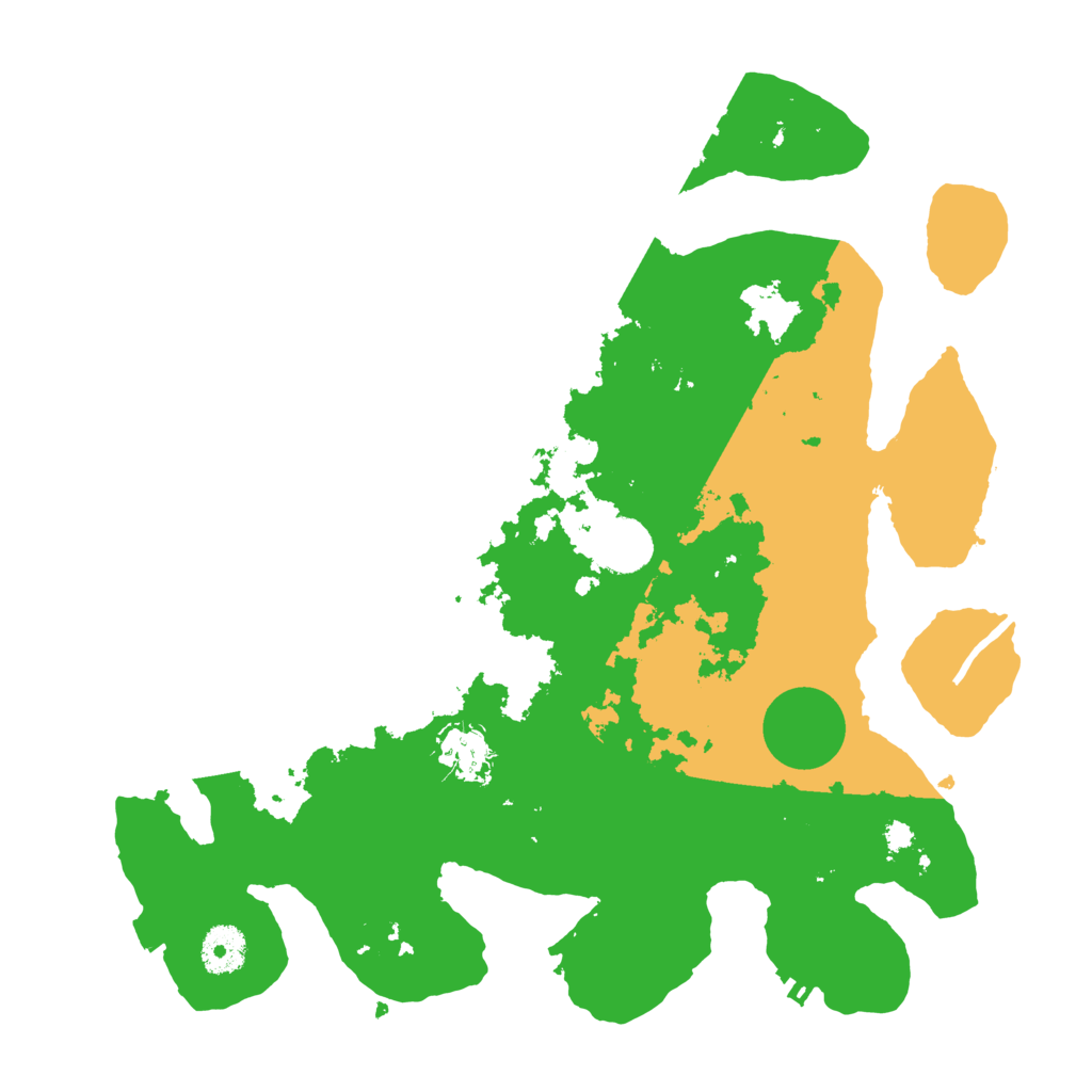 Biome Rust Map: Procedural Map, Size: 3500, Seed: 572828435