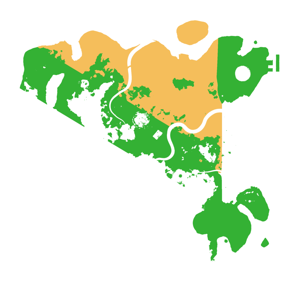 Biome Rust Map: Procedural Map, Size: 3500, Seed: 1357572686