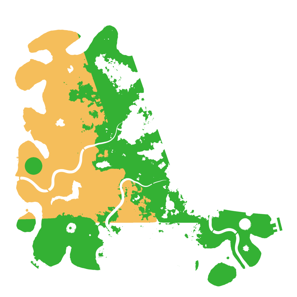 Biome Rust Map: Procedural Map, Size: 4500, Seed: 730307064