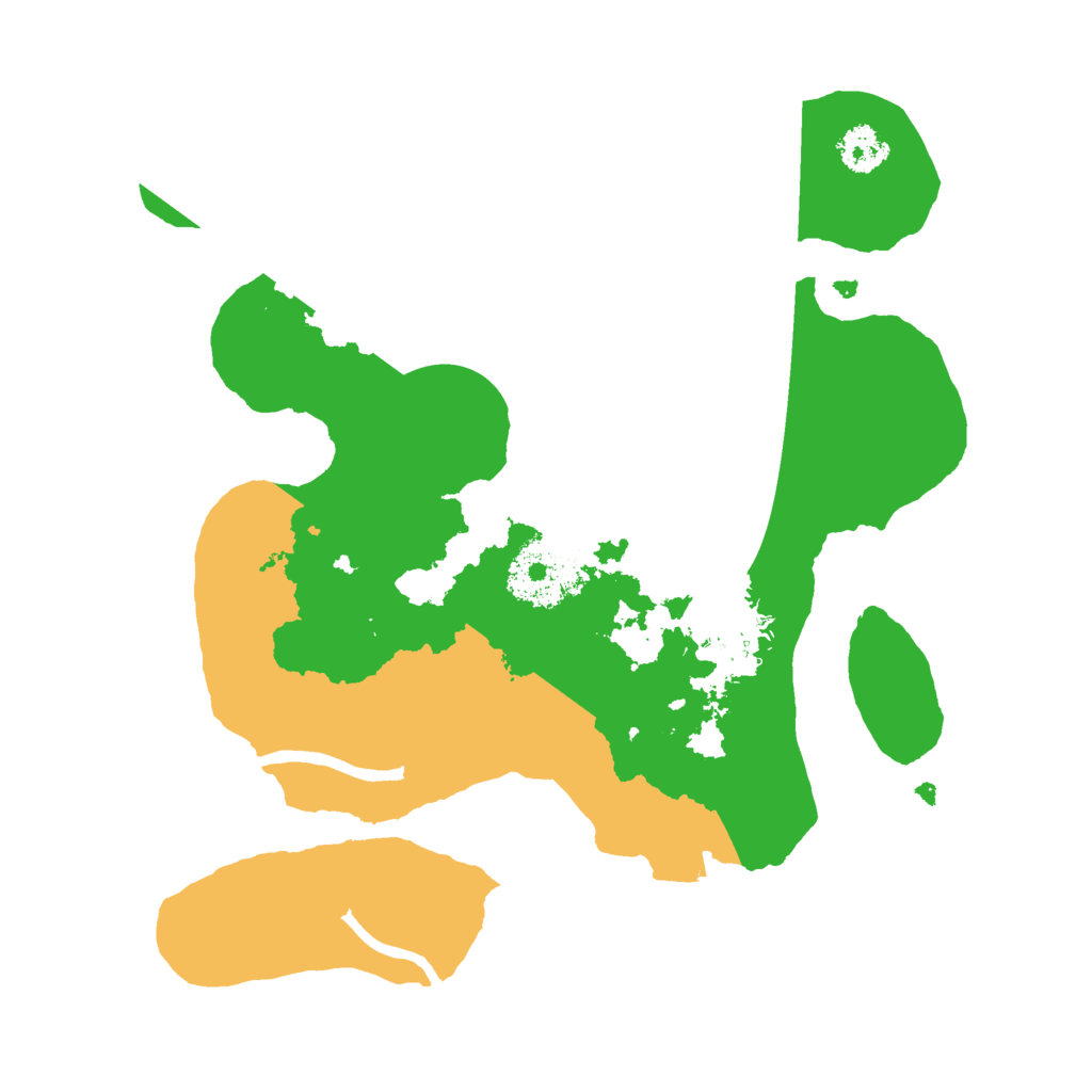 Biome Rust Map: Procedural Map, Size: 2400, Seed: 591168427