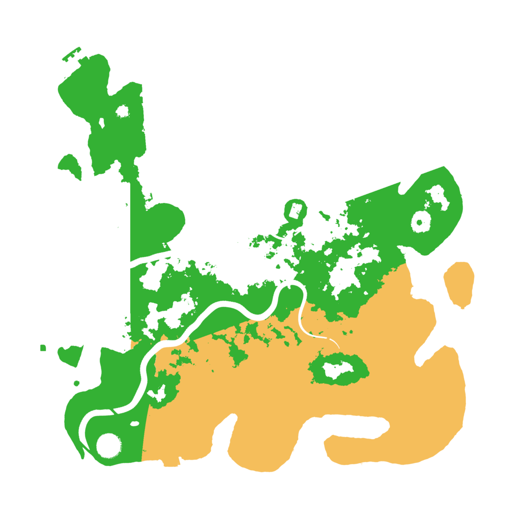 Biome Rust Map: Procedural Map, Size: 3700, Seed: 88156967