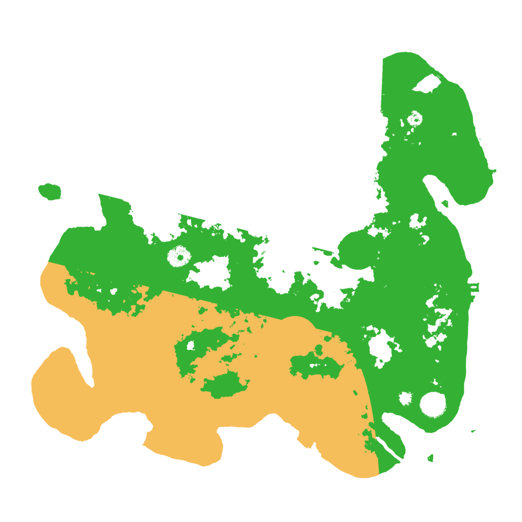 Biome Rust Map: Procedural Map, Size: 3600, Seed: 91049692