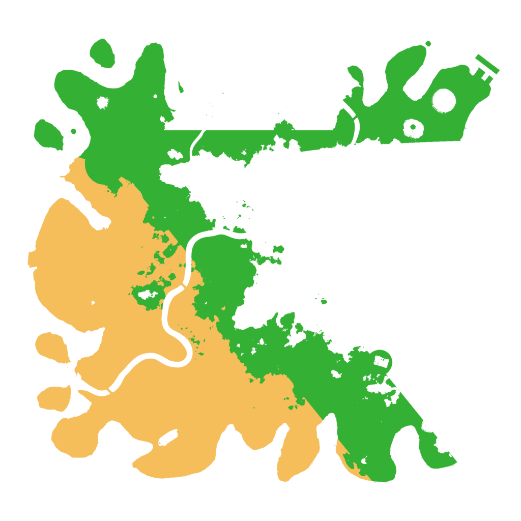 Biome Rust Map: Procedural Map, Size: 3900, Seed: 76146732