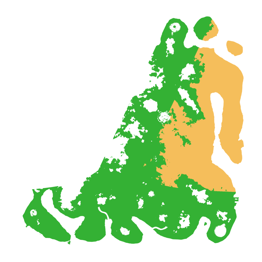Biome Rust Map: Procedural Map, Size: 4000, Seed: 42383107