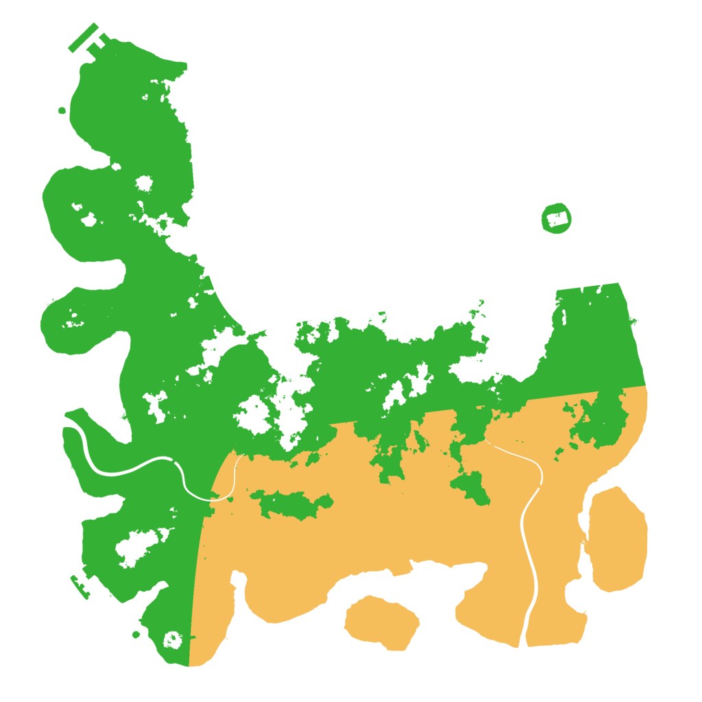 Biome Rust Map: Procedural Map, Size: 3850, Seed: 18972986