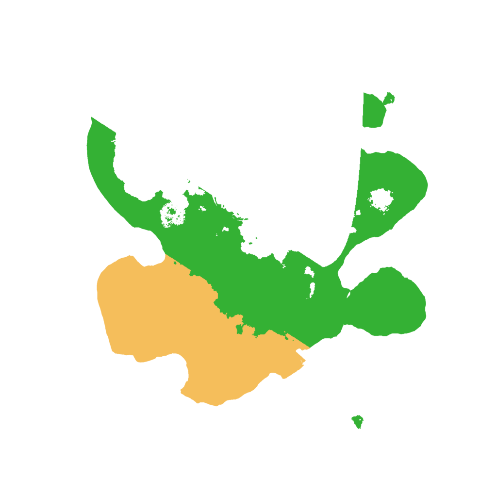 Biome Rust Map: Procedural Map, Size: 2000, Seed: 1517223624