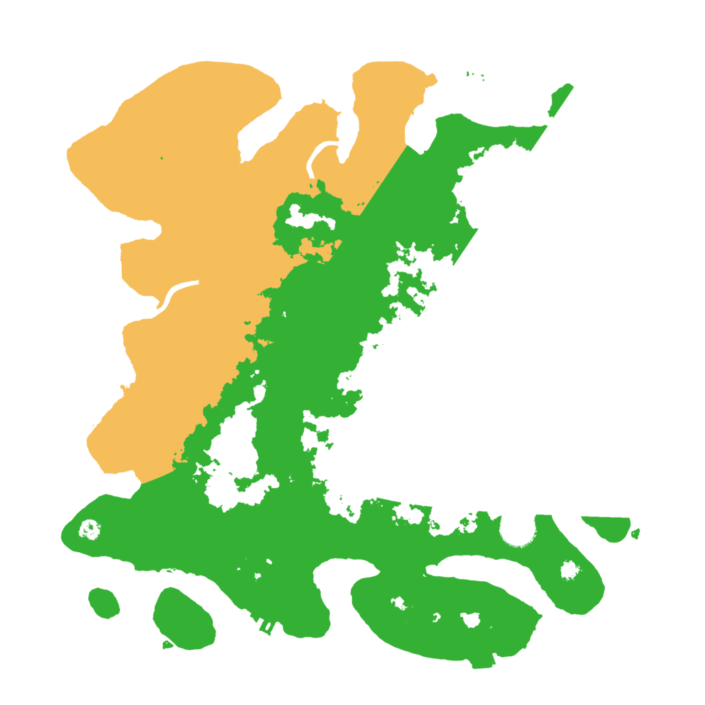 Biome Rust Map: Procedural Map, Size: 3500, Seed: 95288659
