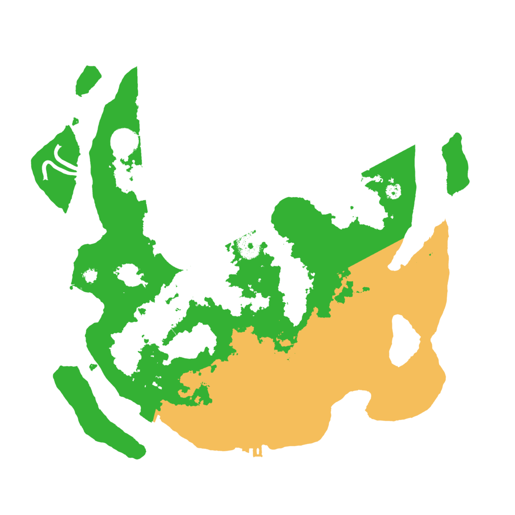 Biome Rust Map: Procedural Map, Size: 3400, Seed: 30414537