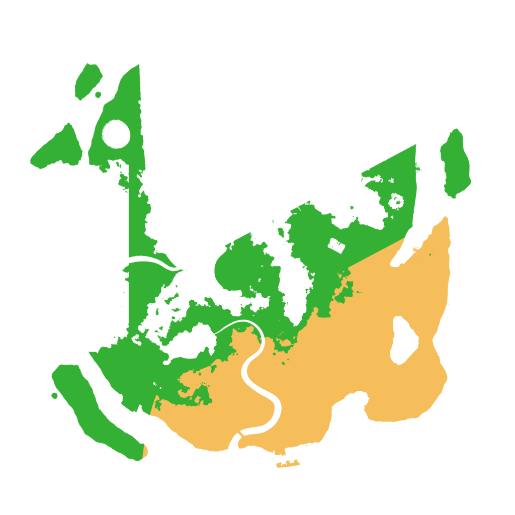Biome Rust Map: Procedural Map, Size: 3400, Seed: 30414537