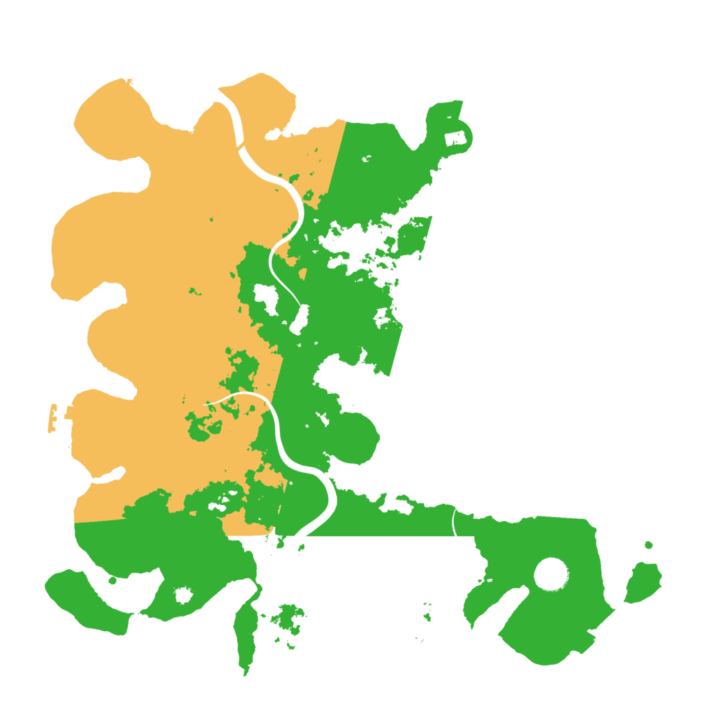 Biome Rust Map: Procedural Map, Size: 3750, Seed: 88255704
