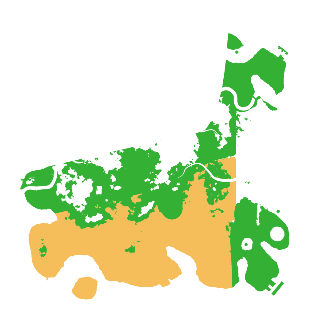 Biome Rust Map: Procedural Map, Size: 3950, Seed: 19099022