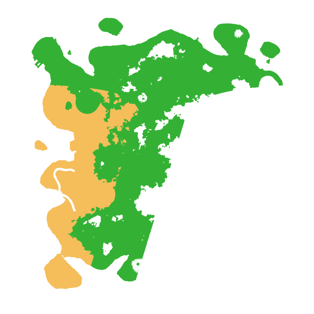 Biome Rust Map: Procedural Map, Size: 3550, Seed: 38806099