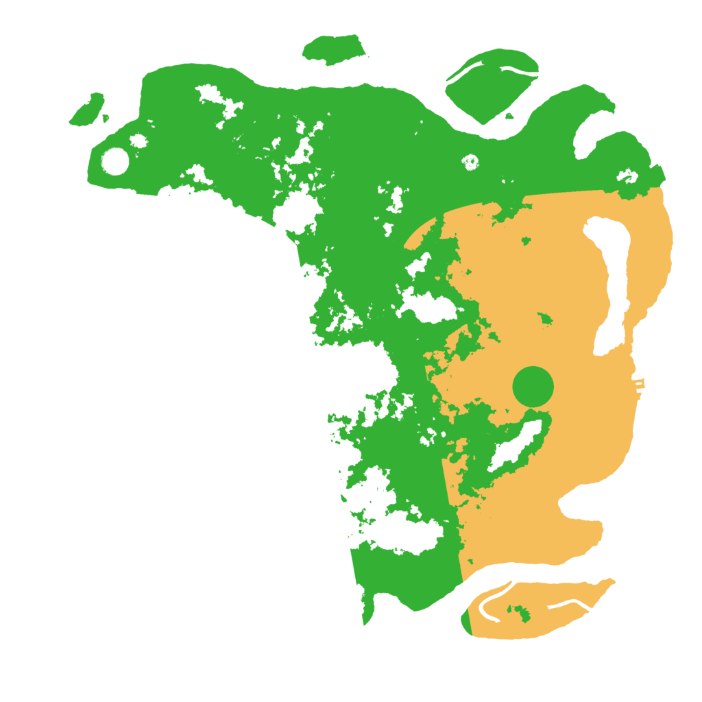 Biome Rust Map: Procedural Map, Size: 4500, Seed: 1311701464