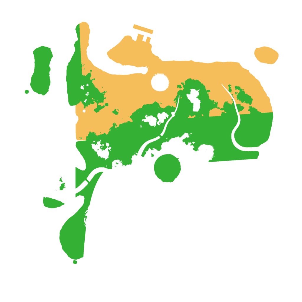 Biome Rust Map: Procedural Map, Size: 3000, Seed: 767623798