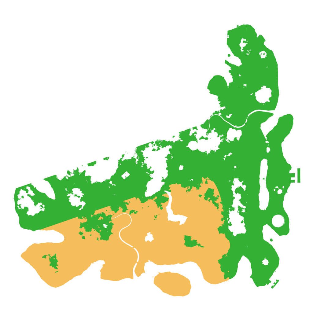 Biome Rust Map: Procedural Map, Size: 4400, Seed: 81198242